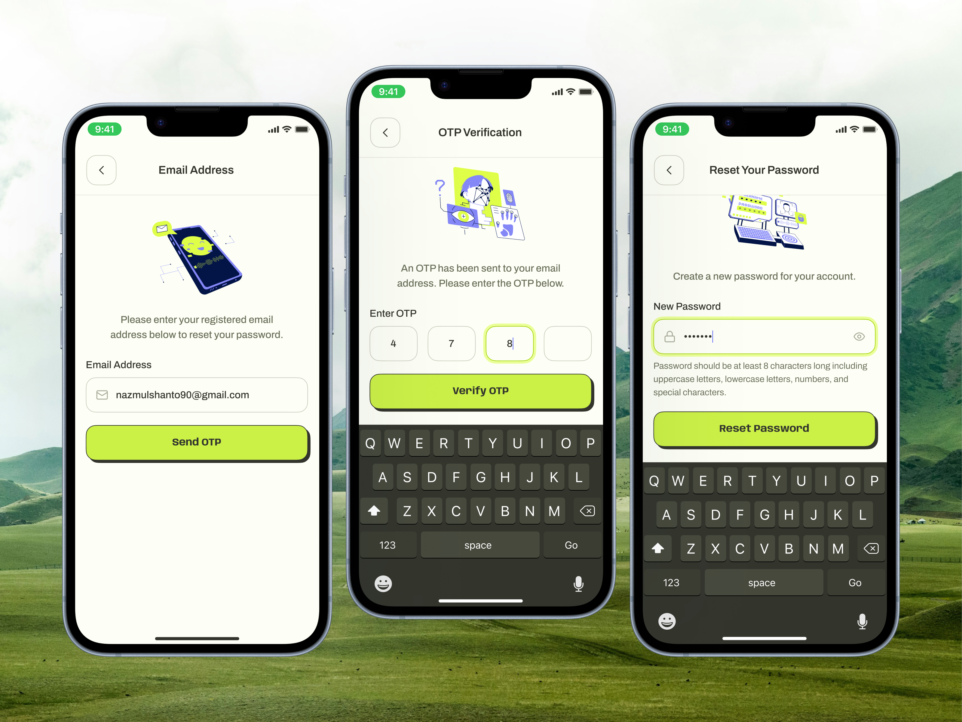 🔑 Forget Password Flow UI Design animation appdesign apps authentication craftora design financeapp fintechdesign forgetpassword lightmode mobileui otpverification passwordreset ui ux