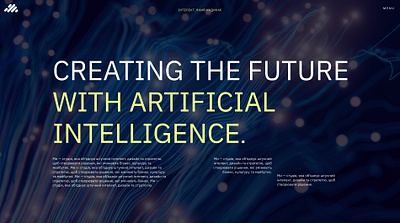 AI Thinkng graphic design typography ui