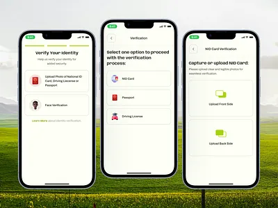 🪪 ID Verification Flow UI Design android appdesign apps authentication craftora design financeapp fintechdesign idverification ios kyc mobileui securesignup signupflow ui useronboarding ux