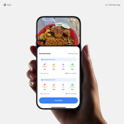 Bite AI - Nutrition + AI aesthetics ai app food minimal mobile nutrition