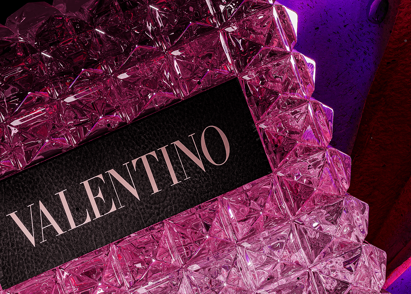 Valentino Born in Roma 3d animation blender desgin graphic design motion graphics perfume team work
