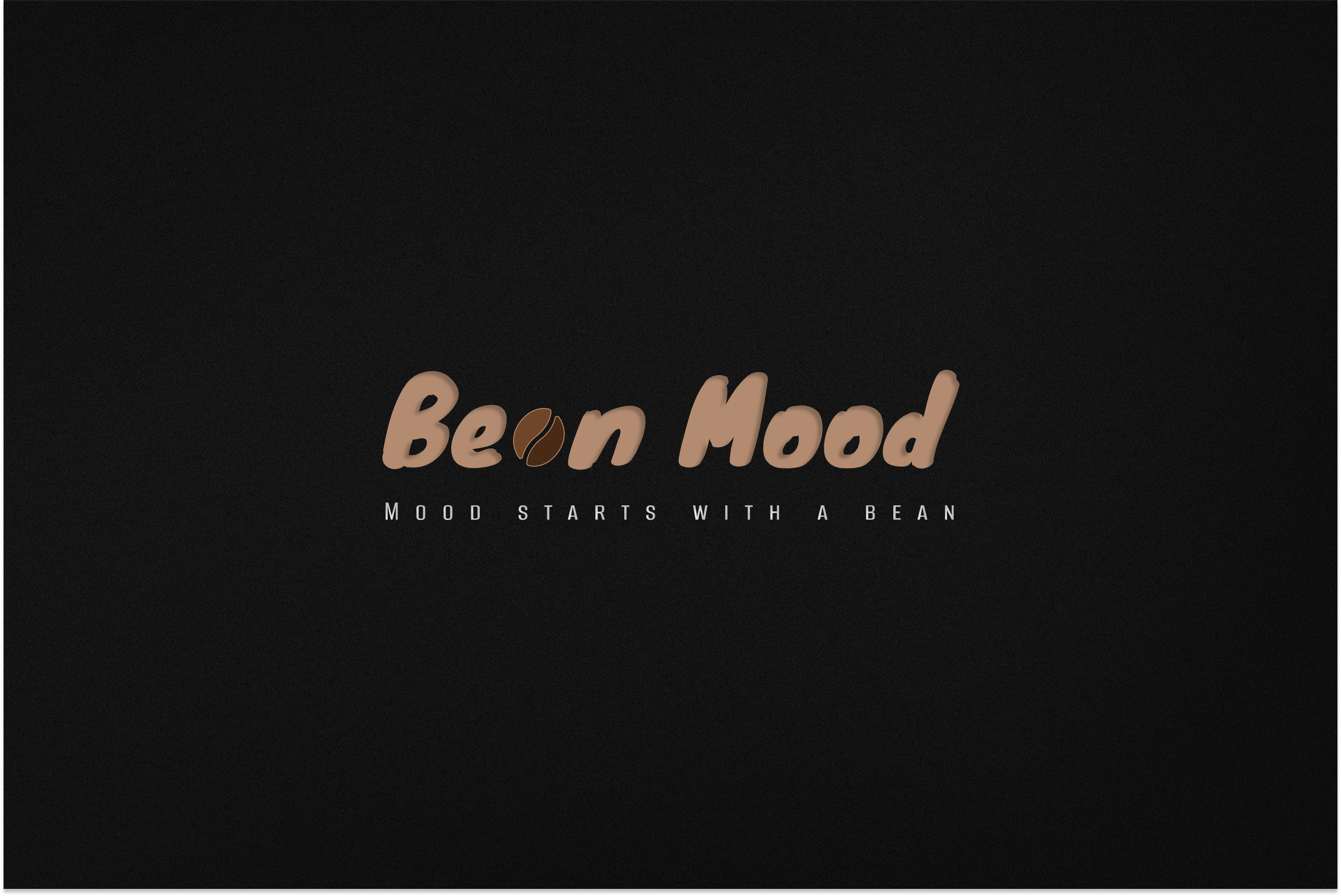 Bean Mood Logo bean branding coffee creative design graphic design logo vector
