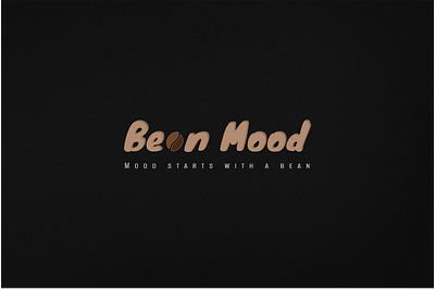 Bean Mood Logo bean branding coffee creative design graphic design logo vector
