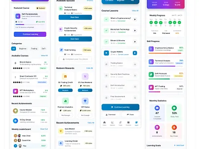 Learn & Earn Crypto crypto cryptodesign design designer graphic design product design uxdesign