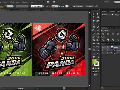 Judo Panda Esport Mascot Logo Design bear esport esport logo fight fighter game design judo mascot logo panda