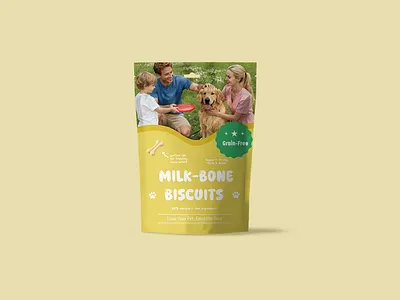 Milk-Bone Biscults & Dog Treat Packaging Design stand up pouch