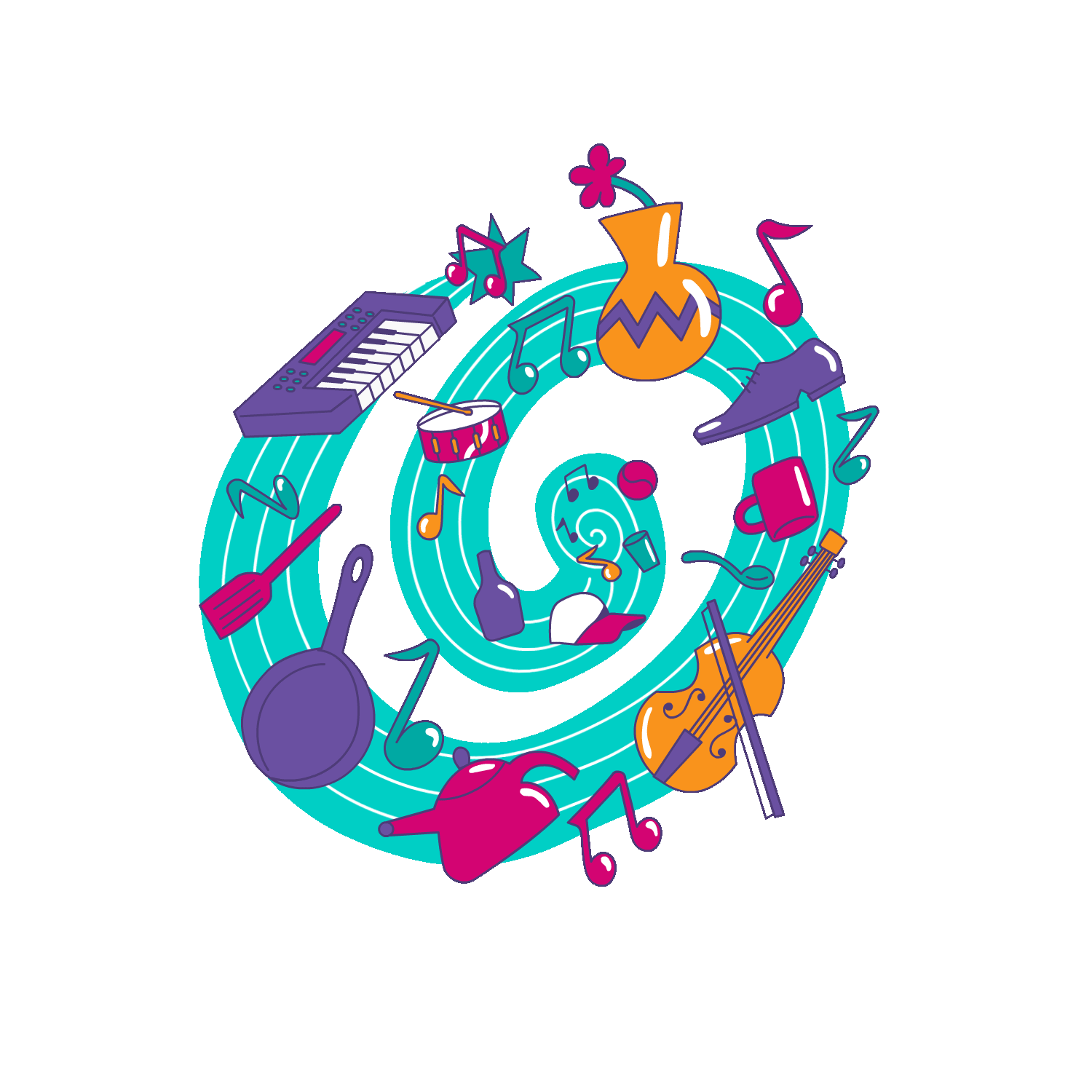 HBS Fest 2025 animation fest gif illustration loop poster