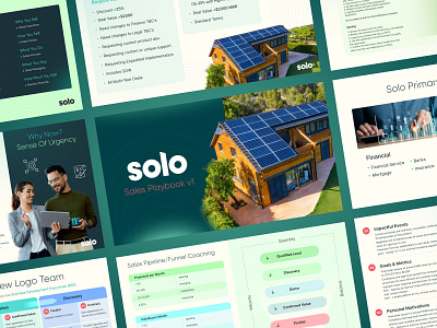 Solo | Sales Strategy Pitch Deck | Playbook Designed to Win. book data finance graphic design guides infographics investor pitchdeck playbook powerpoint presentation presentations proposal sales salesfunnel slides slideshow tips