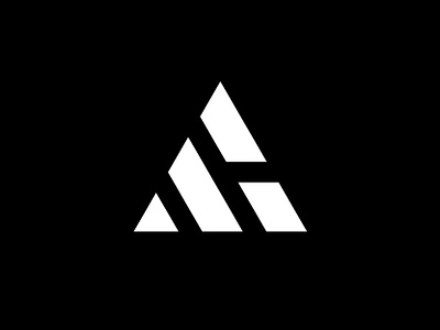 AH ah ah logo brand identity branding custom logo geometric logo icon design identity design letter ah lettering lettermark logo logo design logo designer minimal logo minimalist logo modern logo monogram negative space logo simple logo