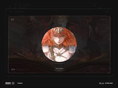 Tempest 3d animation anime artwork black branding dark gaming glass illustration liquid liquid glass minimal motion design motion graphics portfolio transition ui ux website