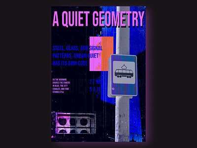 Underground poster geometry graphic design poster street ui underground