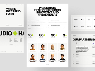 Habito Studio Website - About Page about about page agency landing page agency website design studio landing page studio ui design web web design website website design