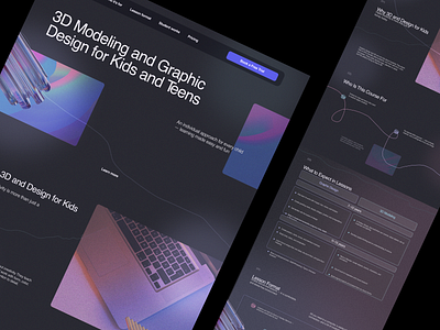 Website for IT school branding it school ui ux website