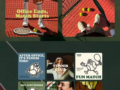 Tennis Club Mascot Branding Exploration brand brand identity brandidentity branding branding system design illustration logo logo exploration logodesign sportslogo tennis club tennis logo