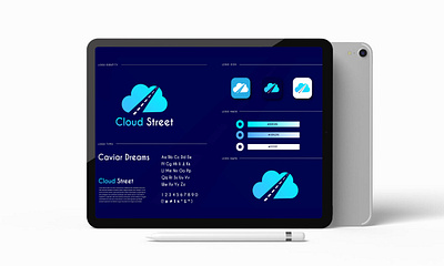 Cloud Street Brand Identity Design | Pennie - UAE app icon design brand guidelines brand identity branding presentation business identity clean logo cloud logo company logo design corporate branding creative logo digital identity innovative branding logo logo design minimalist logo modern branding professional logo design startup logo tech branding vector logo
