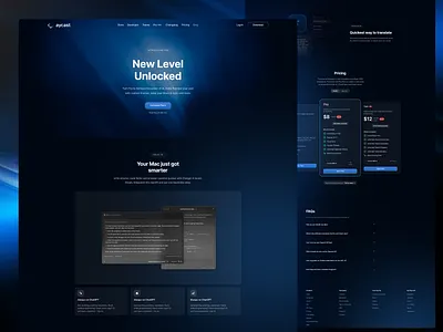 Saas - Editor tools website ai edit dark mode design edit editor tools marketing website rakibull saas for tools saas website tools