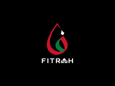 Fitrah Arabic Logo design for muslim fashion brand arabic brand arabic calligraphy logo arabic logo branding clothing brand logo drop shape icon fashion branding fitrah logo islamic branding logo minimal logo minimalist arabic logo modern logo motion graphics palestine logo