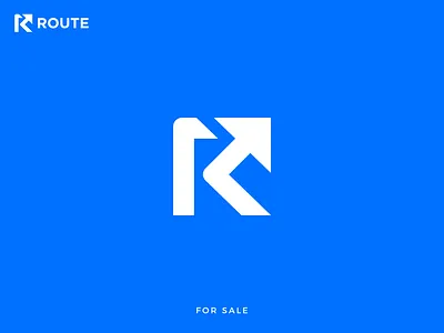 Route - R + Arrow Modern Logo Concept arrow logo branding delivery logo direction growth logo icon logistic logo logo logodesign minimal logo modern logo navigation print r r logo rlogo route logo travel logo travellogo