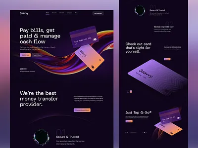 Finance Landing Page Design for Payment Solutions banking design business saas design design inspiration digital banking finance app design finance landing page financial services financial ui fintech global payments landing page design saas design ui design ui inspiration uiux design user interface ux design uxui web design