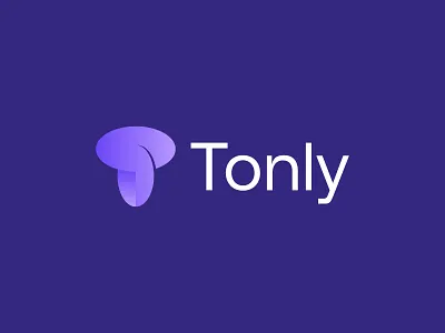 Tonly saas platform ai logo abstract logo ai logo design app icon brand development brand identity branding design gardient logo logo design modern logo saas logo startup logo tech logo