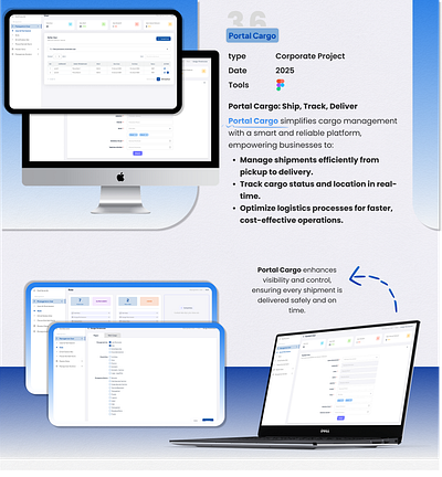 🚢 Project: Cargo Portal (CP) appdesign cargomanagement cargoportal cargotracking cleanui dashboarddesign datavisualization freightapp logisticsapp logisticsdesign logisticsplatform minimaldesign productdesign realtimetracking shipmenttracking supplychainui uiuxdesign uxcasestudy webappdesign workflowdesign