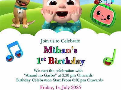 Creative birthday invitation card for kids with fun designs birthday cards graphic design invitation templates