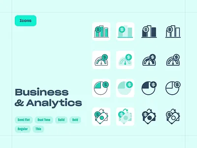 Icons | Bussines & Analytics analytics bold icon business dual tone flat icon graphic design icons solid icon