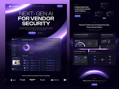 AI SaaS Landing Page ai customer service landing page ai landing page ai saas ai saas landing page ai saas website ai tool ai tool landing page ai tool website design ai tools ai website ai website design cybersecurity saas dark landing page governance saas saas ai saas landing page saas website template for ai vendor management website web design