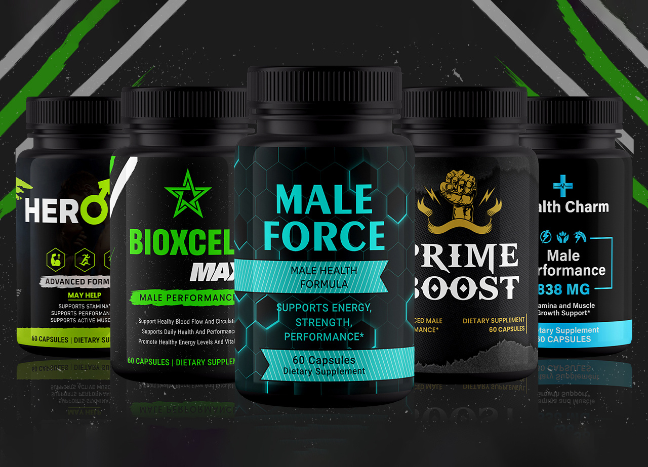 Dark Premium Supplement Label Collection brandidentity branding dark theme design designinspiration dietary supplement fitness design graphic design graphicdesign health wellness illustration packaging design product label supplement label vector wellness