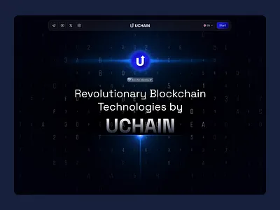 UCHAIN - Blockchain Landing Page blockchain blockchain landing page blockchain website crypto crypto landing page crypto website cryptocurrency cryptocurrency landing page cryptocurrency website design landing page ui website