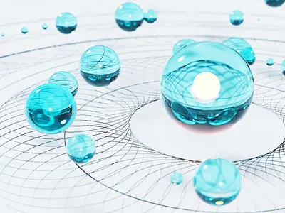 Geometry pattern and glass 3d 3d art abstract art blender3d concept cycles geometry glass illustration pattern