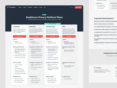 Pricing Page landing page pricing product product design saas ui ux web design