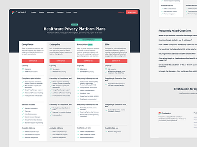 Pricing Page landing page pricing product product design saas ui ux web design