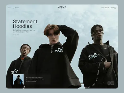 XERVE - Ecommerce Website branding cloths design e commerce e commerce website ecommerce ecommerce website ecommerce website design fashion landing page online shopping shop shopify shoping shopping shopping cart ui web web design website
