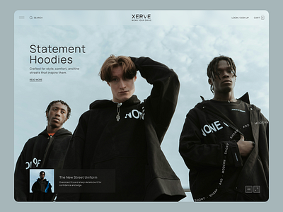 XERVE - Ecommerce Website branding cloths design e commerce e commerce website ecommerce ecommerce website ecommerce website design fashion landing page online shopping shop shopify shoping shopping shopping cart ui web web design website