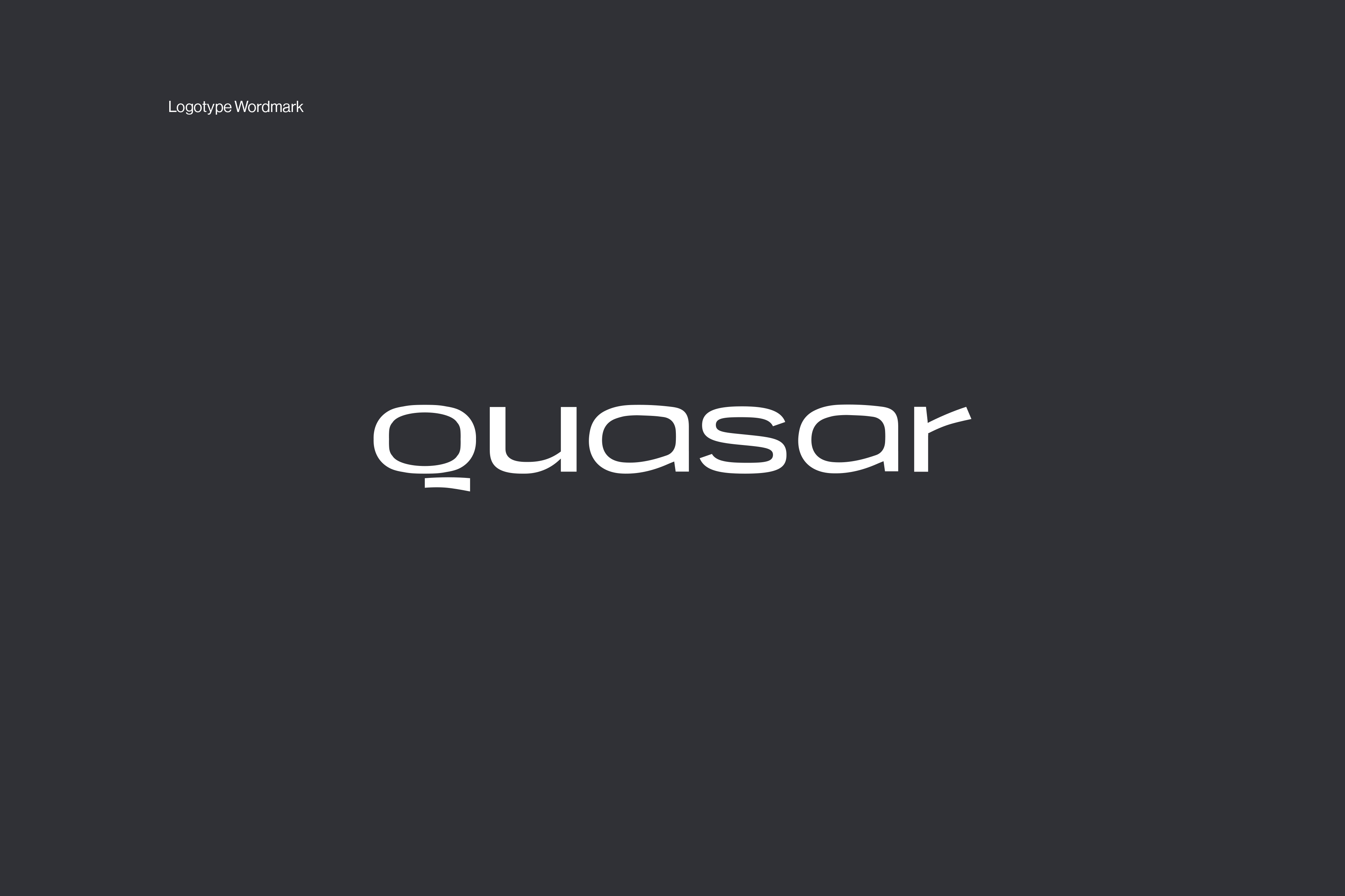 Quasar Logotype Mark / Wordmark First Draft Concept agency architecture branding home identity logo logotype mark quasar residence space typography vila wordmark