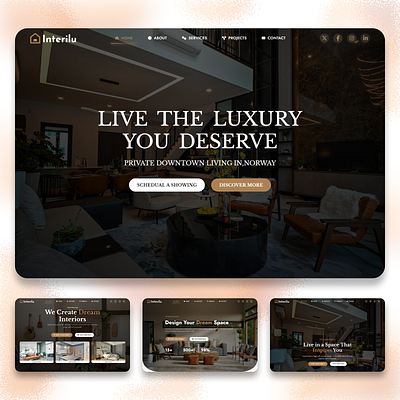 Interilu – Interior Design Website Template animation auth bootstrap branding clean css design graphic design html illustration logo modern react responsive template typography ux vector web website