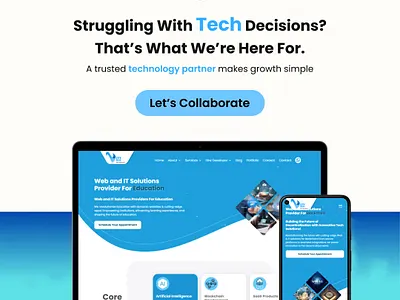 Technology Partner branding graphic design logo ui