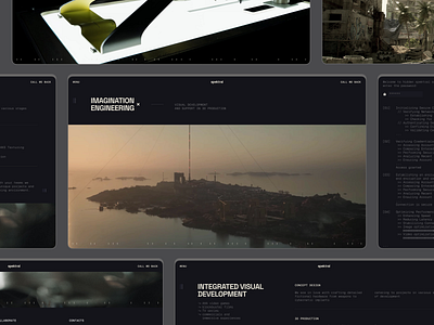 3D Production Studio Website Design 3d production 3d website agency website animation creative studio website futuristic futuristic website game design website minimalist personal website product studio website production studio studio studio website web web design website website animation website design
