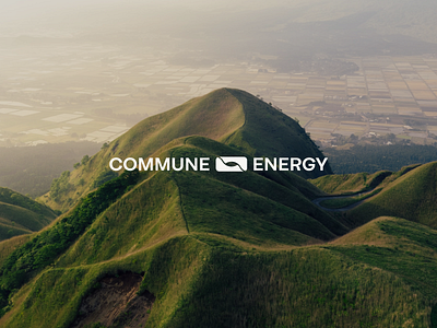 Commune Energy - Logo brand identity branding clean energy green tech japan logo startup