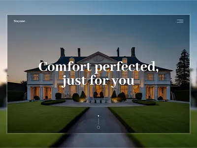 Luxury Real Estate Website UI – Comfort Perfected architecture ui design landing page luxury homes luxury real estate luxury website real estate website web web design webdesign website website design