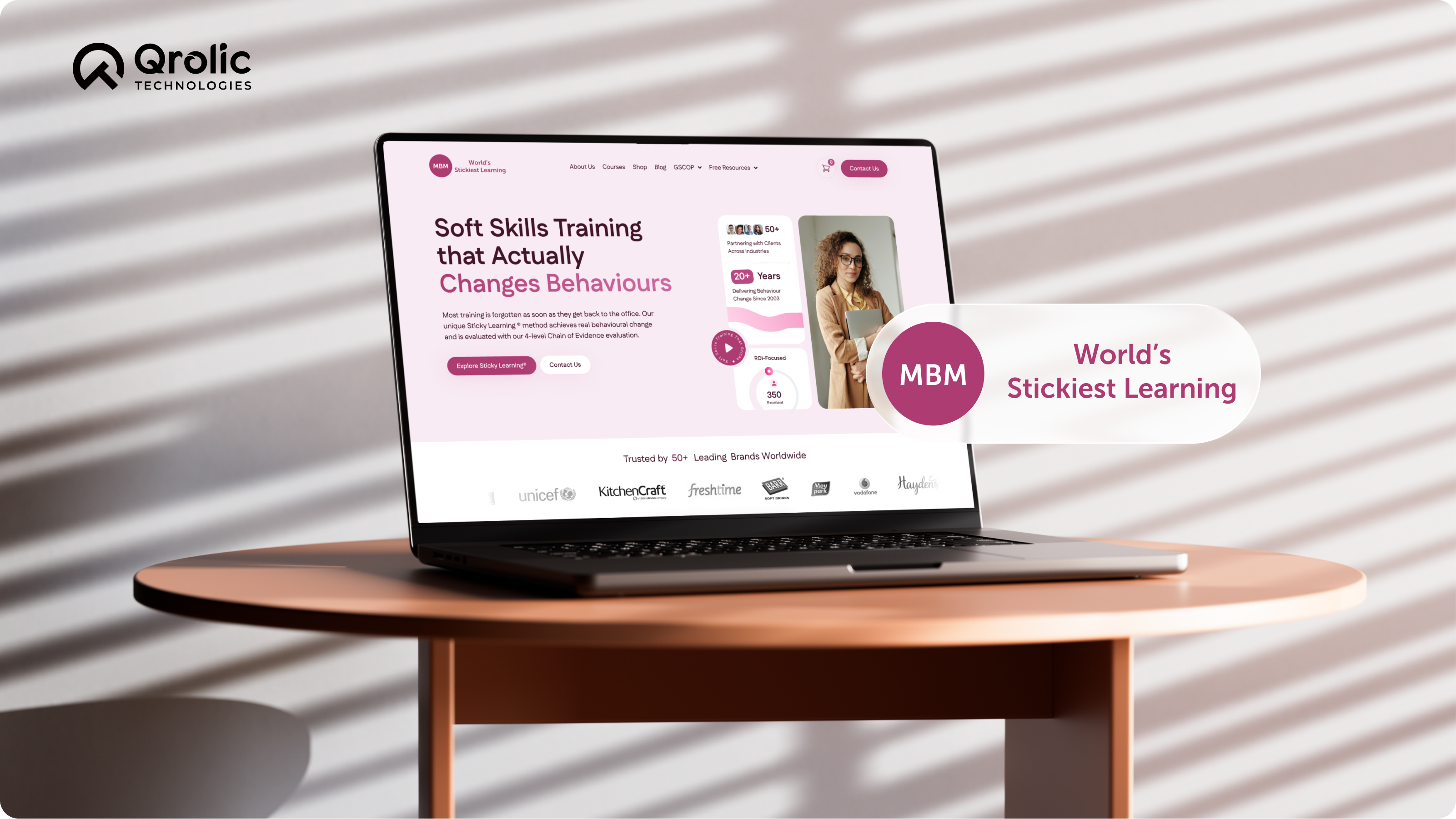 Example of Website Redesign 