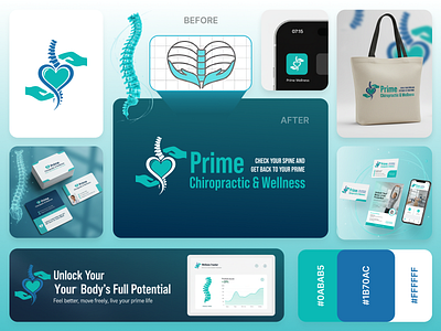 Logo Redesign: Before & After Clean & Modern Healthcare Branding dribbble