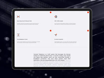 Next-Gen Telephony & Contact Center Platform clean design desktop flat interface ui ux web website