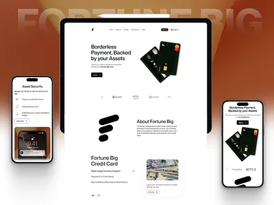 Bank Card Landing Page bank card bank card landing page banking landing page card landing page finance finance lading page fintech fintech landing page invesetment landing minimal saas web design
