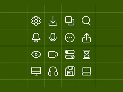 ✨Icon Set✨ brand design branding daily ui graphic design icon design icons ui ui design