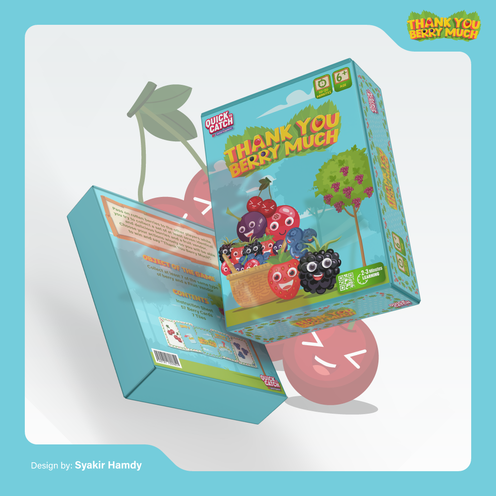 Thank You Berry Much - 2022 berry blackberry blueberry board game boardgame boardgames card game cardgame cherry grape partygame strawberry tabletopgames tabletopgaming