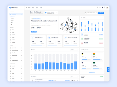 Admin Dashboard Template bootstrap react template