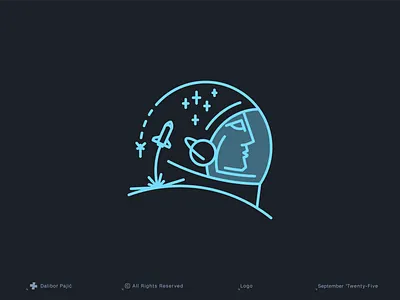 Cosmic Dreams logo art astronomy brand branding cosmos flying galaxy graphic design logo mars moon nasa nebula orbit rocket science space spaceship star universe