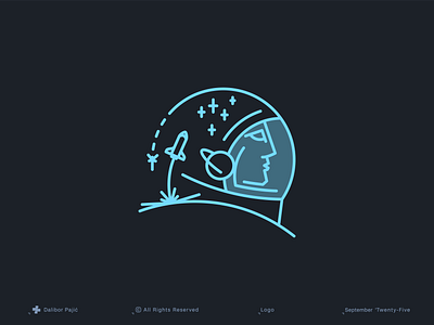 Cosmic Dreams logo art astronomy brand branding cosmos flying galaxy graphic design logo mars moon nasa nebula orbit rocket science space spaceship star universe
